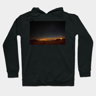 Moonrise with Fan y Big, Brecon Beacons National Park, Wales Hoodie